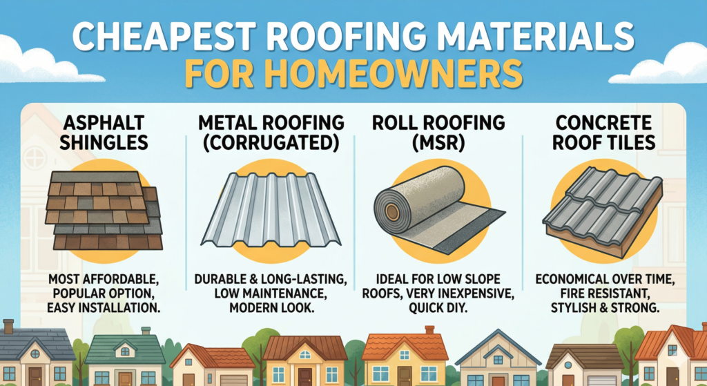 Cheapest Roofing Materials in Australia (2026 Guide)