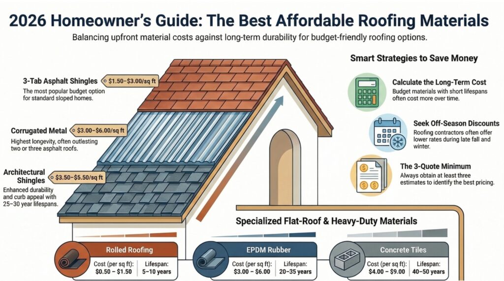 Cheapest Roofing Materials in Australia (2026 Guide) Cheapest Roofing Materials in Australia (2026 Guide)