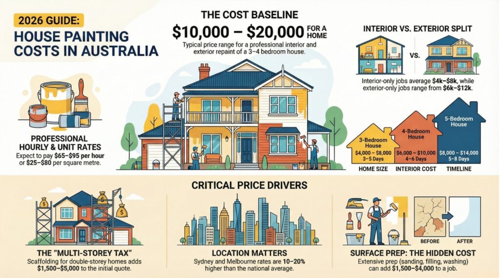 How Much Does It Cost to Paint a House in Australia? How Much Does It Cost to Paint a House in Australia?