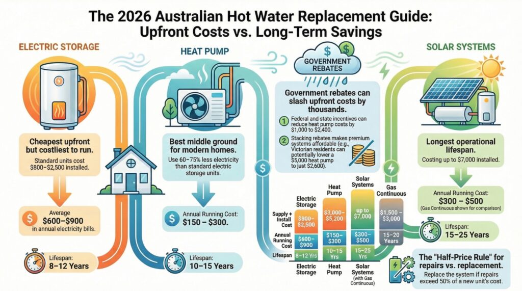 Hot Water System Replacement Cost Australia (2026 Guide) Hot Water System Replacement Cost Australia (2026 Guide)