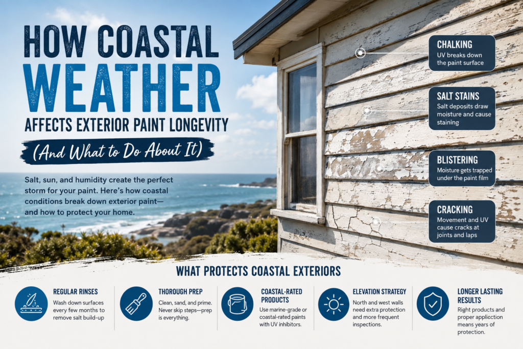 How Coastal Weather Affects Exterior Paint