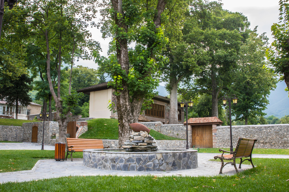 small garden corner landscaping